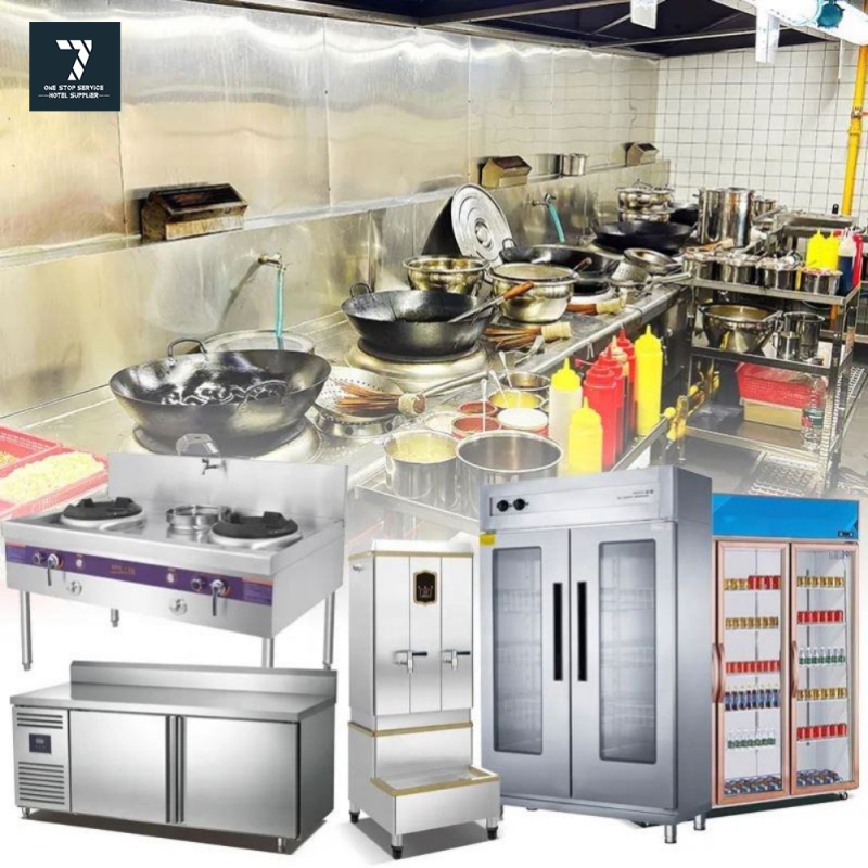 The kitchen solution of an authentic Iraqi-style restaurant in Guangzhou.